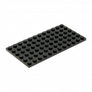 Пластина Lego Звичайна 6 x 12 3028 302826 Black 4шт Б/У