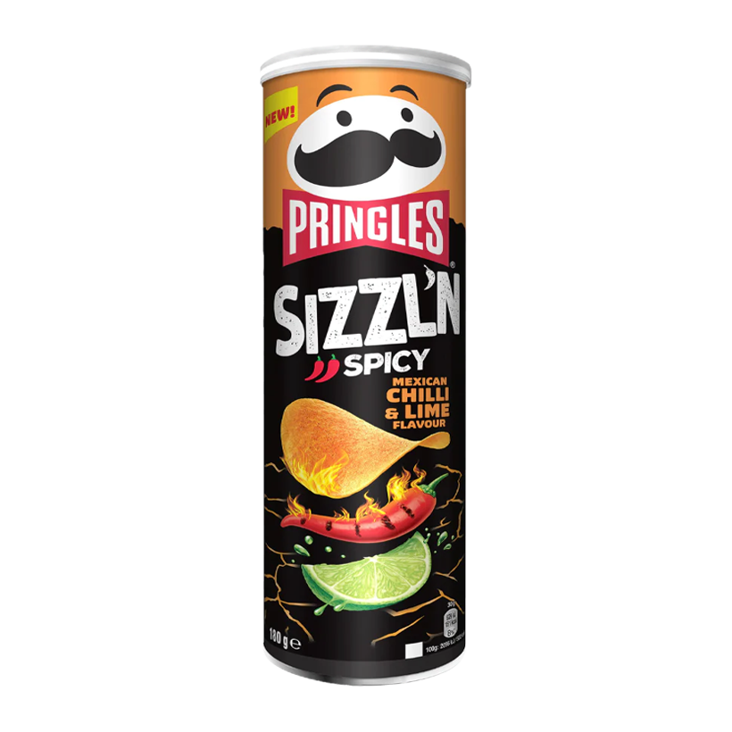 Чипсы Pringles Flame Mexican Chilli & Lime Hot 160g - Retromagaz
