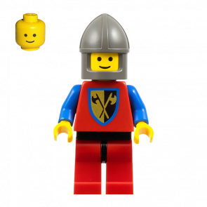 Фігурка Lego Crusaders 973p42 Axe Dark Grey Chin-Guard Castle cas110 Б/У