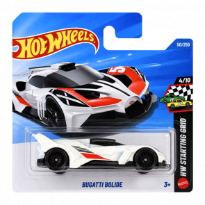 Машинка Базова Hot Wheels Bugatti Bolide HW Starting Grid 1:64 JJL22 White - Retromagaz
