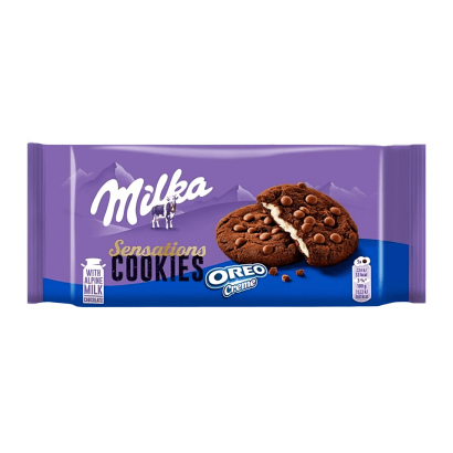 Печенье Milka Sensations Cookies Oreo Creme 156g - Retromagaz