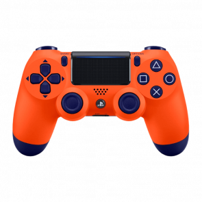 Геймпад Беспроводной Sony PlayStation 4 DualShock 4 Version 2 Sunset Orange Б/У Нормальный - Retromagaz