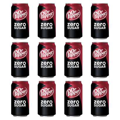 Набір Напій Dr Pepper Zero Diet 330ml 12шт - Retromagaz