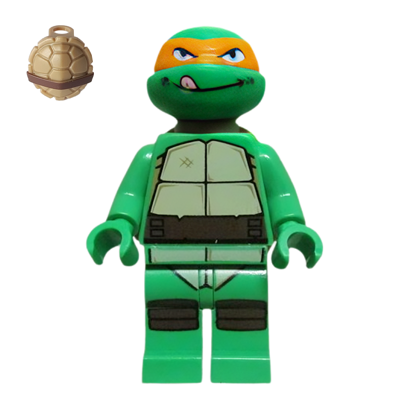 Фигурка Lego Teenage Mutant Ninja Turtles Michelangelo Cartoons tnt003 Б/У - Retromagaz
