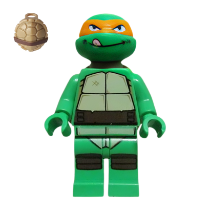 Фігурка Lego Teenage Mutant Ninja Turtles Michelangelo Cartoons tnt003 Б/У - Retromagaz