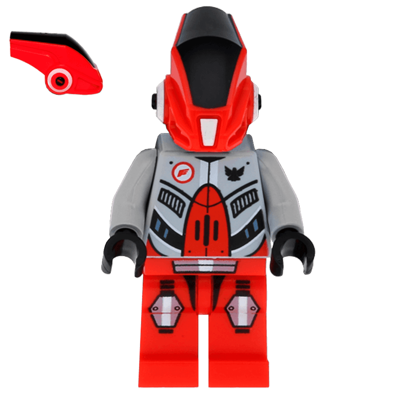Фигурка Lego Galaxy Squad Red Robot Space gs006 2 Б/У - Retromagaz