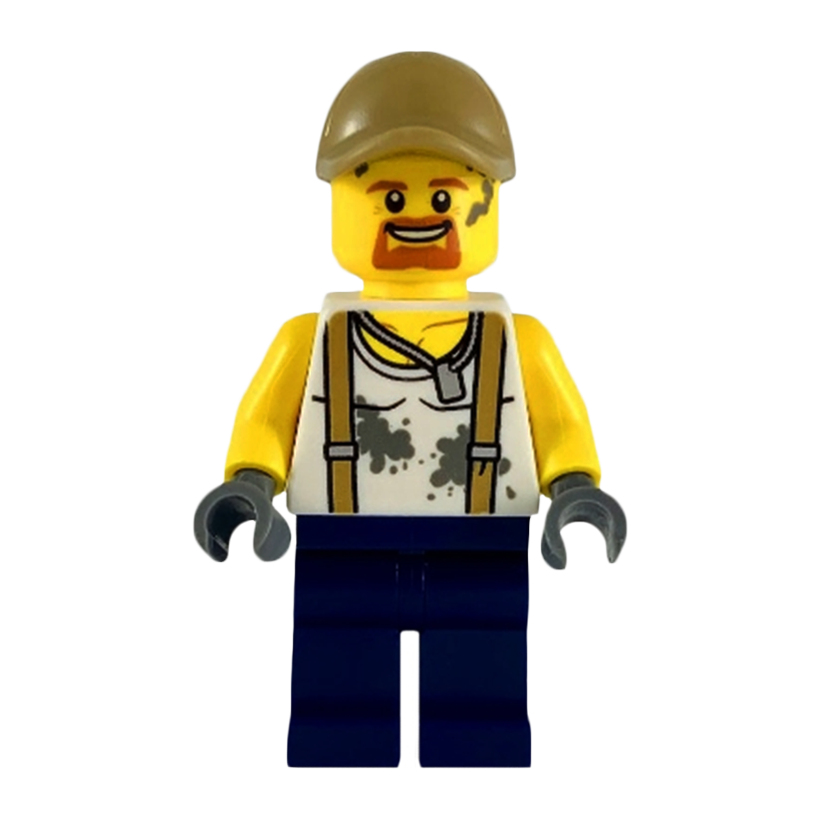 Фигурка Lego Jungle 973pb2754 Jungle Engineer City cty0815 1 Б/У - Retromagaz