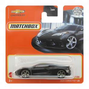 Машинка Велике Місто Matchbox 2020 Corvette C8 Off-Road 1:64 HFR84 Black - Retromagaz