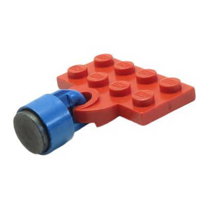 Для Поїзда Lego Train Coupler Open for Magnet Буфер 2 x 4 737ac02 737ac04 Red 2шт Б/У - Retromagaz