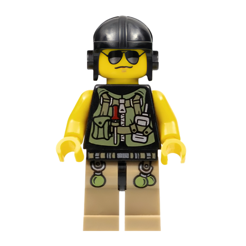Фігурка Lego Dino Hero Utility Vest Adventure dino004 Б/У - Retromagaz