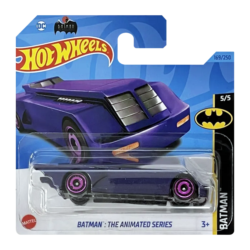 Машинка Базова Hot Wheels Batman: The Animated Series Batmobile Batman 1:64 HKH00 Purple - Retromagaz