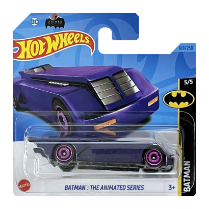 Машинка Базовая Hot Wheels Batman: The Animated Series Batmobile Batman 1:64 HKH00 Purple - Retromagaz