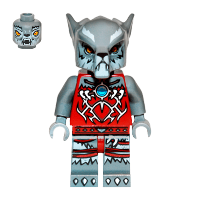 Фигурка Lego Legends of Chima Wolf Tribe Wakz loc026 Б/У Нормальный - Retromagaz
