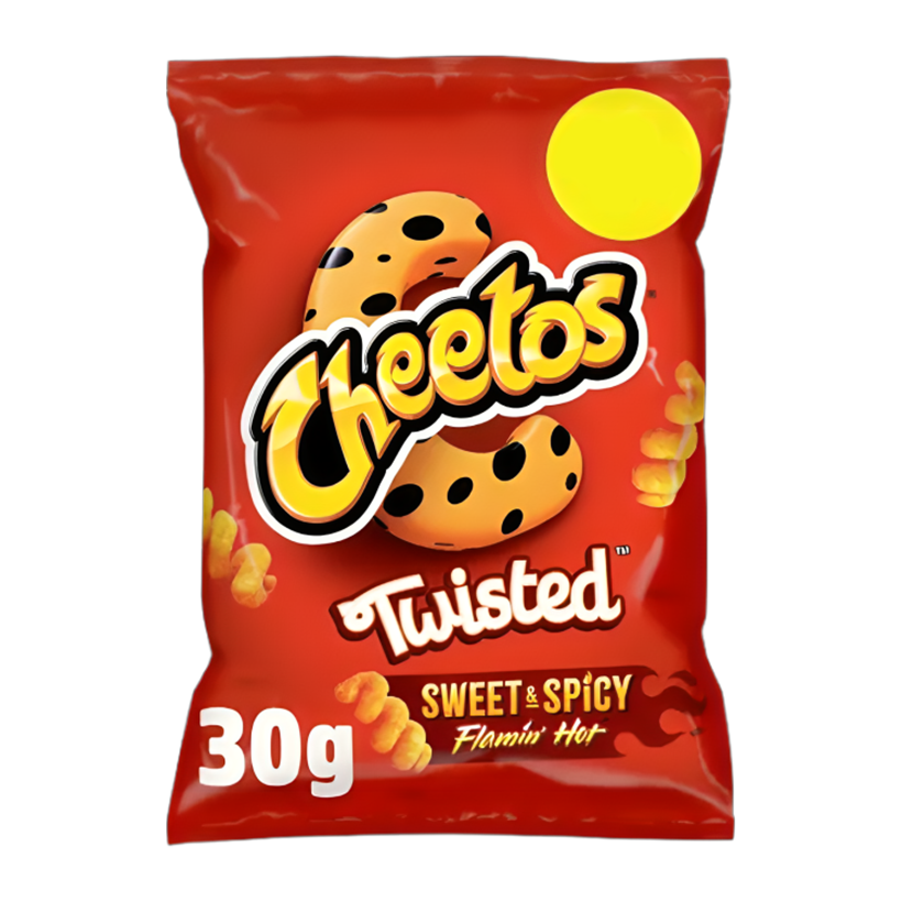 Кранчи Cheetos Twisted Sweet & Spicy 30g - Retromagaz