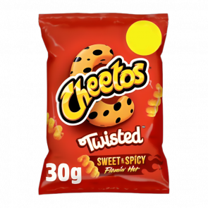 Кранчі Cheetos Twisted Sweet & Spicy 30g - Retromagaz