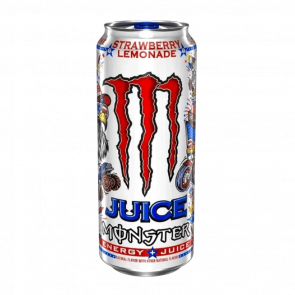 Напій Енергетичний Monster Energy Juice Strawberry Lemonade 473ml - Retromagaz