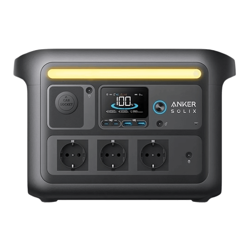 Зарядний Пристрій Anker Solix C800 Plus Black 768 Wh 1200 W - Retromagaz