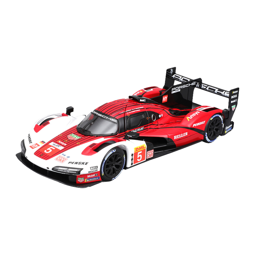 Машинка Bburago Porsche 963 Racing 1:24 18-28022 Red - Retromagaz