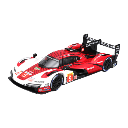 Машинка Bburago Porsche 963 1:24 Red - Retromagaz