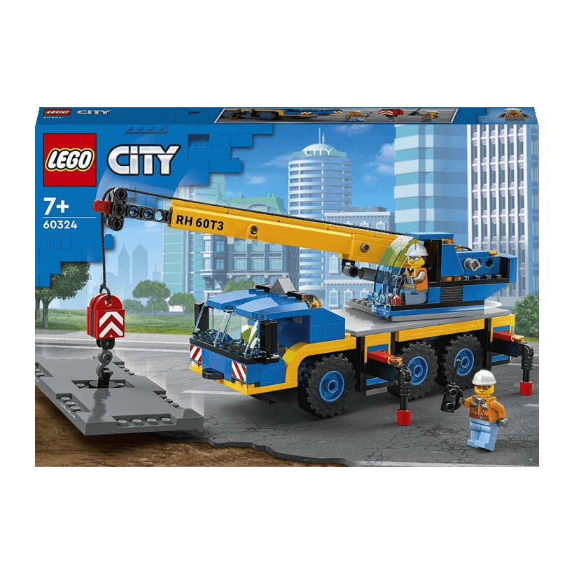 Конструктор Lego Пересувний Кран City 60324 Новий - Retromagaz