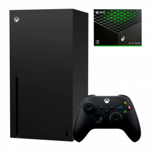 Набір Консоль Microsoft Xbox Series X 1TB Black Б/У + Геймпад Бездротовий + Коробка Набір Консоль Microsoft Xbox Series X 1TB Black Б/У + Геймпад Бездротовий + Коробка - Retromagaz