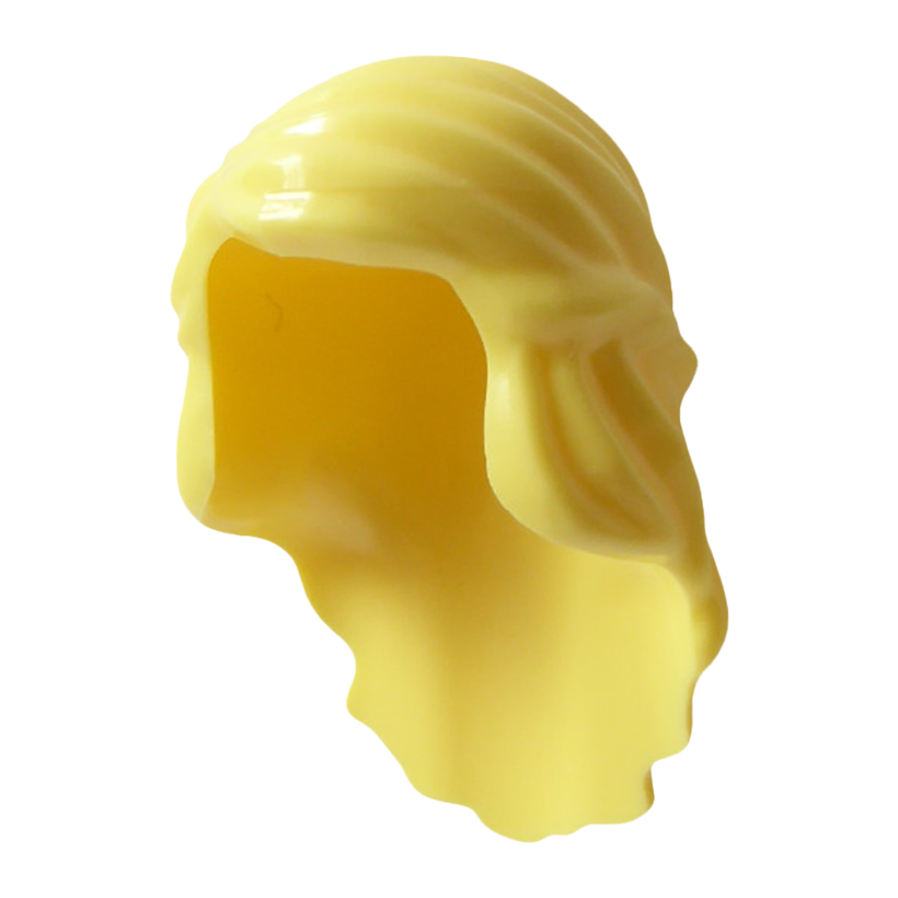 Волосся Lego Другое Female Mid-Length with Braid Around Sides Другое 59363 4550924 Bright Light Yellow Б/У - Retromagaz