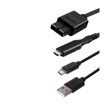 Кабель RMC GameCube SNES N64 HDMI - AV Multi Out Black 1m Новий - Retromagaz