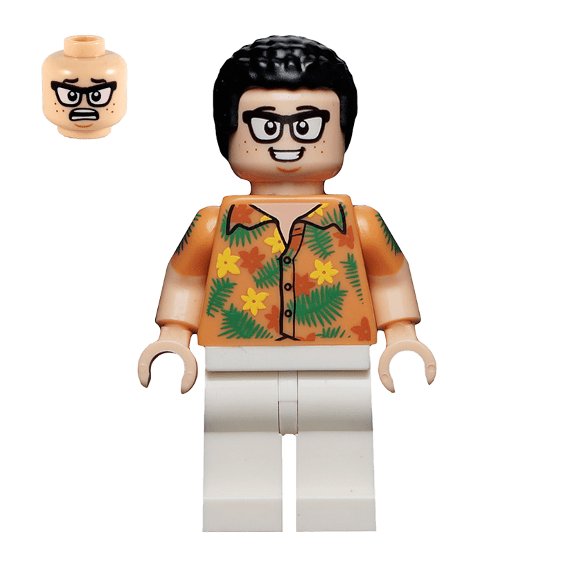 Фігурка Lego Jurassic World Danny Nedermeyer Flower Shirt Films jw053 Б/У - Retromagaz
