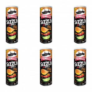 Набір Чипси 1шт 6шт Pringles Flame Mexican Chilli & Lime 160g 5053990173099 Набір Чипси 1шт 6шт Pringles Flame Mexican Chilli & Lime 160g 5053990173099 - Retromagaz