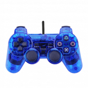 Геймпад Проводной RMC PlayStation 2 Blue 1.5m Новый