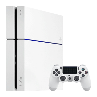 Консоль Sony PlayStation 4 CUH-12хх 500GB White Б/У Нормальный - Retromagaz