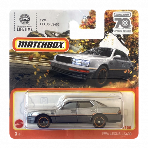 Машинка Велике Місто Matchbox 1994 Lexus LS 400 70 Years Special Edition 1:64 HLC98 Grey - Retromagaz