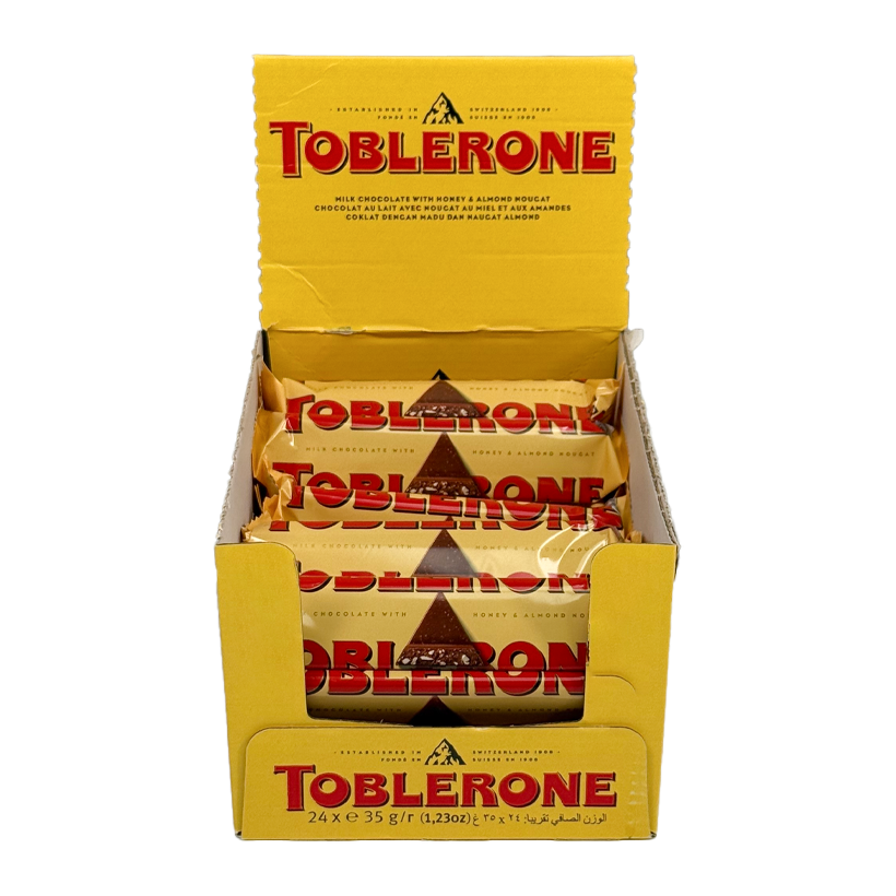 Набір Шоколад Молочний 24шт Toblerone Milk Mini 35g - Retromagaz
