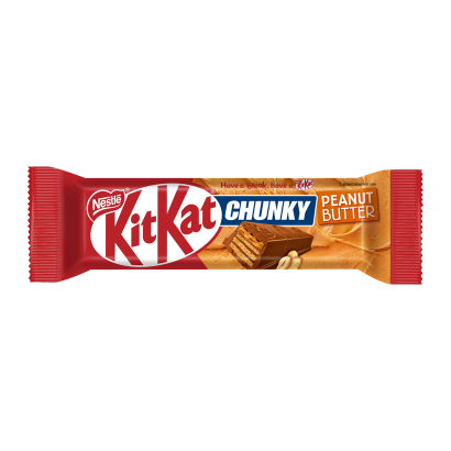 Батончик Nestle Kit Kat Chunky Peanut Butter Арахисовая Паста в Молочном Шоколаде 42g - Retromagaz