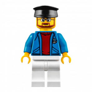 Фигурка Lego 973pb2060 Ferry Captain City Harbor cty0622 1 Б/У - Retromagaz
