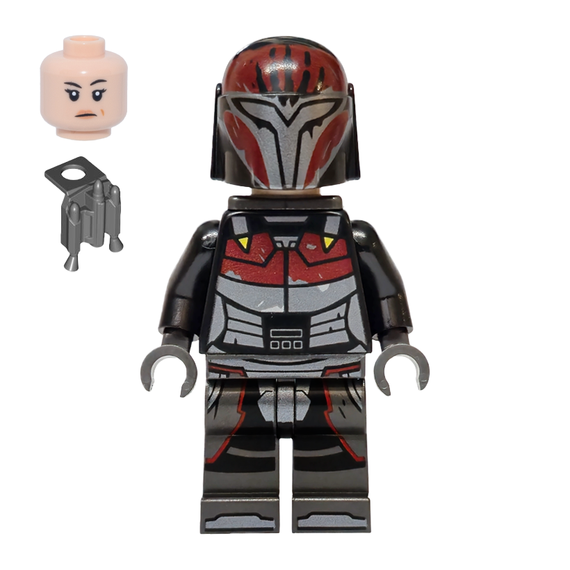 Фигурка Lego Другое Mandalorian Super Commando Printed Legs Female Star Wars sw1487 75449 Новый - Retromagaz