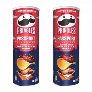 Набор Чипсы 2шт Pringles Passport Flavours Chinese Style Sweet & Sticky Wings 165g - Retromagaz
