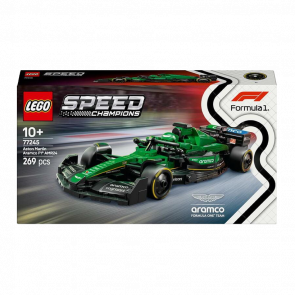 Конструктор Lego Автомобиль для Гонки Aston Martin Aramco F1 AMR24 Speed Champions 77245 Новый - Retromagaz