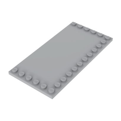 Плитка Lego Studs on Edges Модифицированная 6 x 12 6178 4211836 Light Bluish Grey Б/У - Retromagaz