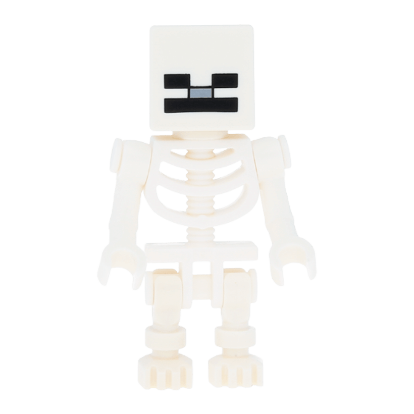 Фігурка Lego Minecraft Skeleton with Cube Skull Games min011 Б/У - Retromagaz