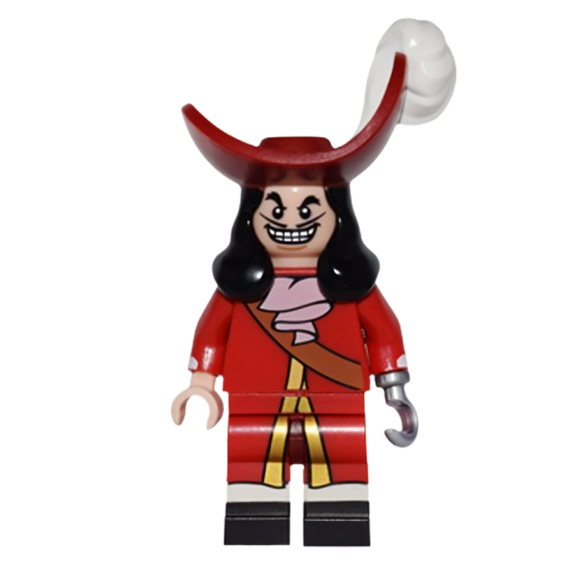Фігурка Lego Disney Captain Hook Cartoons dis016 Б/У - Retromagaz