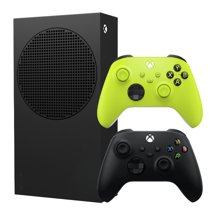 Набір Консоль Microsoft Xbox Series S 1TB Carbon Black Новий + Геймпад Бездротовий Controller Electric Volt - Retromagaz