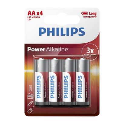 Батарейка Philips AA Bat Alkaline Power 4шт - Retromagaz