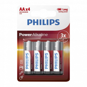 Батарейка Philips AA Bat Alkaline Power 4шт Новий - Retromagaz