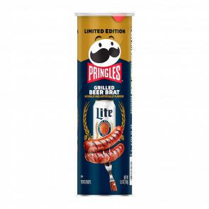 Чипси Pringles USA Grilled Beer Brat Пивна Ковбаса 158g - Retromagaz