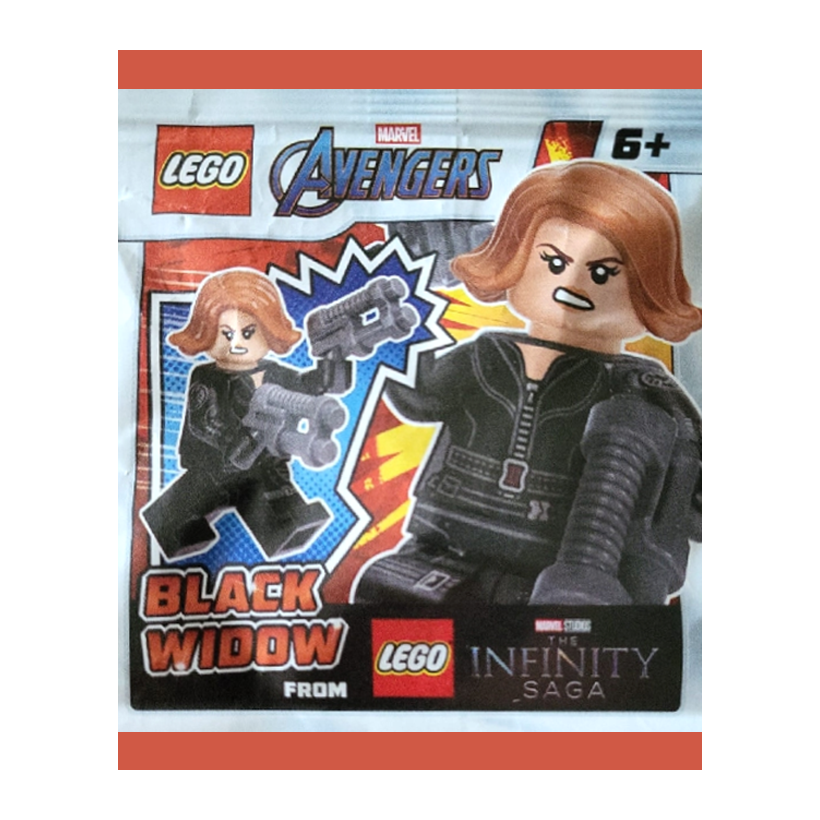 Конструктор Lego Фігурка Black Widow Paper Bag Super Heroes 242505 sh0922 Новий - Retromagaz
