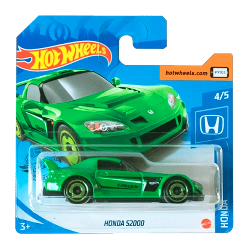 Машинка Базовая Hot Wheels Honda S2000 City 1:64 GHF82 Green - Retromagaz