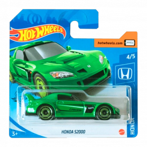 Машинка Базова Hot Wheels Honda S2000 City 1:64 GHF82 Green - Retromagaz