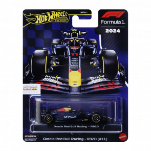 Машинка Premium Hot Wheels Oracle Red Bull Racing - RB20 (#11) Formula One Collection 1:64 JBM19 Blue