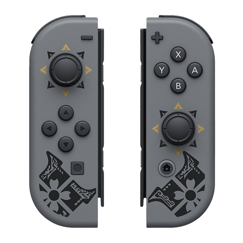 Контроллеры Беспроводной Nintendo Switch Joy-Con Monster Hunter Rise Edition Grey Б/У - Retromagaz